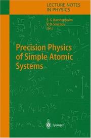 Front cover of Precision physics of simple atomic systems by V. B. Smirnov