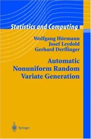 Cover of Automatic nonuniform random variate generation by Wolfgang Hörmann