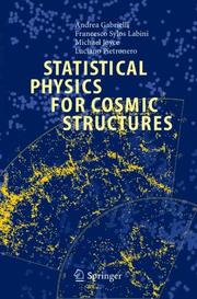 Cover of Statistical Physics for Cosmic Structures by Luciano Pietronero