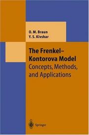 Front cover of The Frenkel-Kontorova model by Braun, O. M.