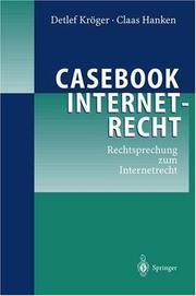 Cover of Casebook Internetrecht by Detlef Kröger