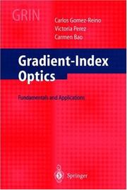 Front cover of Gradient-index optics by Carlos Gómez-Reino