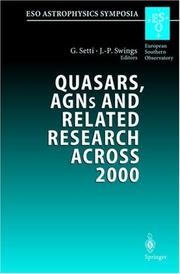 Front cover of Quasars, AGNs and Related Research Across 2000 by G. Setti