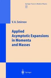 Front cover of Applied Asymptotic Expansions in Momenta and Masses by Vladimir A. Smirnov