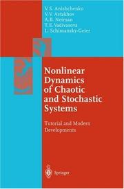 Front cover of Nonlinear dynamics of chaotic and stochastic systems by V. S. Anishchenko