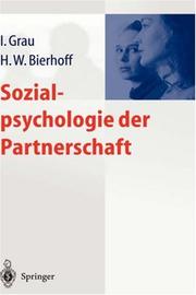 Front cover of Sozialpsychologie der Partnerschaft by Ina Grau