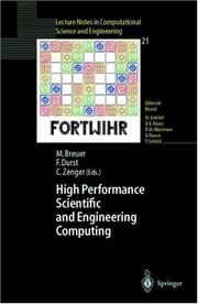 Front cover of High performance scientific and engineering computing by International FORTWIHR Conference on HPSEC (2001 Erlangen, Germany)
