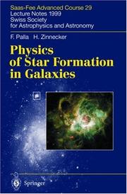 Front cover of Physics of star formation in galaxies by F. Palla