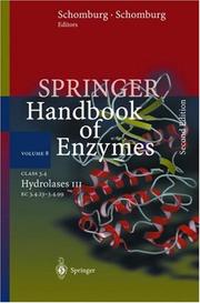 Front cover of Class 3.4 Hydrolases III (Springer Handbook of Enzymes) by Unknown