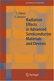 Cover of Radiation effects in advanced semiconductor materials and devices by C. Claeys
