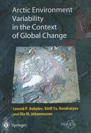Front cover of Arctic environment variability in the context of global change by Leonid P. Bobylev