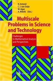 Front cover of Multiscale problems in science and technology : challenges to mathematical analysis and perspectives : proceedings of the Conference on Multiscale Problems in Science and Technology, Dubrovnik, Croatia, 3-9 September 2000 by Conference on Multiscale Problems in Science and Technology (2000 Dubrovnik, Croatia)