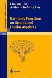 Front cover of Harmonic functions on groups and Fourier algebras by Cho-Ho Chu
