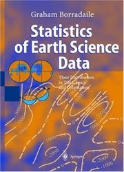 Front cover of Statistics of earth science data by G. J Borradaile
