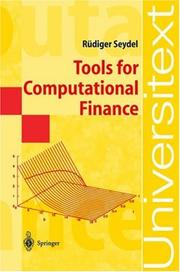 Cover of Tools for computational finance by Rüdiger Seydel