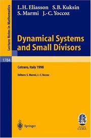 Cover of Dynamical systems and small divisors by Hakan Eliasson