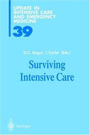 Cover of Surviving intensive care by Jean Carlet