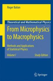 Cover of De microscopique au macroscopique by Roger Balian