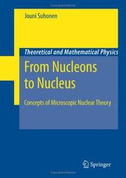 Front cover of From Nucleons to Nucleus by Jouni Suhonen