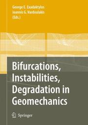 Front cover of Bifurcations, instabilities, degradation in geomechanics by Ioannis G. Vardoulakis