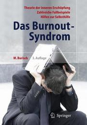 Front cover of Das Burnout-Syndrom by Matthias Burisch