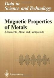 Front cover of Magnetic properties of metals by H. P. J. Wijn