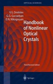 Front cover of Nelineĭno-opticheskie kristally by G. G. Gurzadi͡an