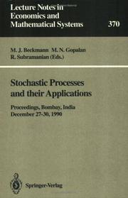 Cover of Stochastic processes and their applications by S. K. Srinivasan