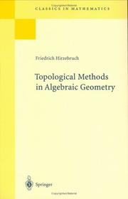 Cover of Neue topologische Metoden in der algebraischen Geometrie by Friedrich Hirzebruch
