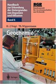 Front cover of Geochemie by Hans-Jürgen Voigt