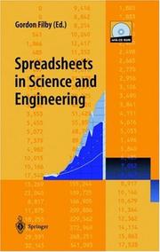 Cover of Spreadsheets in science and engineering by Gordon Filby