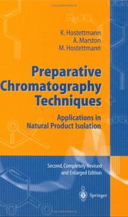 Cover of Preparative chromatography techniques by K. Hostettmann