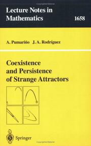 Front cover of Coexistence and persistence of strange attractors by Antonio Pumariño