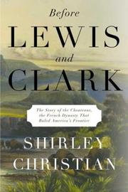 Front cover of Before Lewis and Clark by Shirley Christian