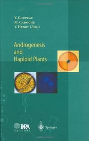 Front cover of Androgenesis and haploid plants by Unknown