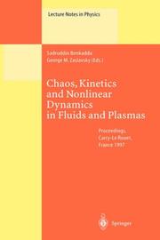 Front cover of Chaos, kinetics and nonlinear dynamics in fluids and plasmas by George M. Zaslavsky