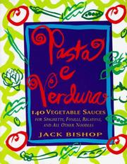 Cover of Pasta e verdura by Jack Bishop