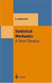 Cover of Statistical mechanics by Giovanni Gallavotti
