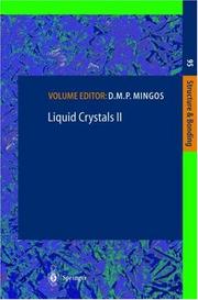 Cover of Liquid Crystals II (Structure and Bonding) by D. M. P. Mingos