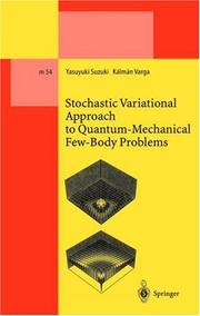 Front cover of Stochastic variational approach to quantum-mechanical few-body problems by Yasuyuki Suzuki