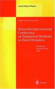 Front cover of Sixteenth International Conference on Numerical Methods in Fluid Dynamics by International Conference on Numerical Methods in Fluid Dynamics (16th 1998 Arcachon, France)