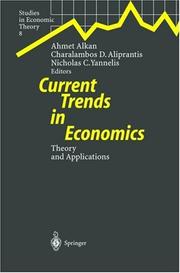 Front cover of Current trends in economics by Society for the Advancement of Economic Theory. International Meeting