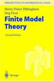 Cover of Finite model theory by Heinz-Dieter Ebbinghaus