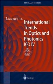 Front cover of International Trends in Optics and Photonics by Toshimitsu Asakura