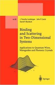 Cover of Binding and scattering in two-dimensional systems by J. Timothy Londergan