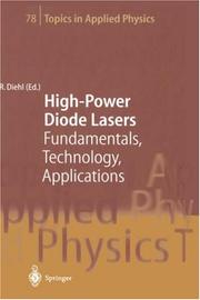 Cover of High-Power Diode Lasers by Roland Diehl