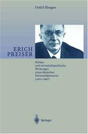 Cover of Erich Preiser by Detlef J. Blesgen