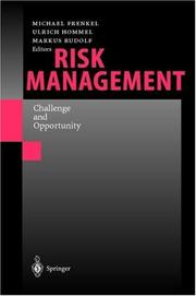 Cover of Risk management by Gunter Dufey