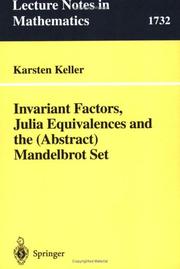 Front cover of Invariant Factors, Julia Equivalences and the (Abstract) Mandelbrot Set by Karsten Keller