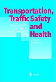 Front cover of Transportation, traffic safety, and health by Åke E. Andersson